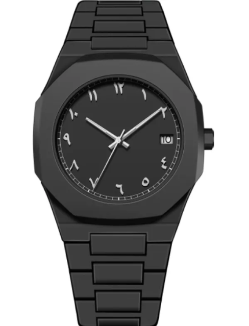Men's Retro Arabic Digital Quartz Watch