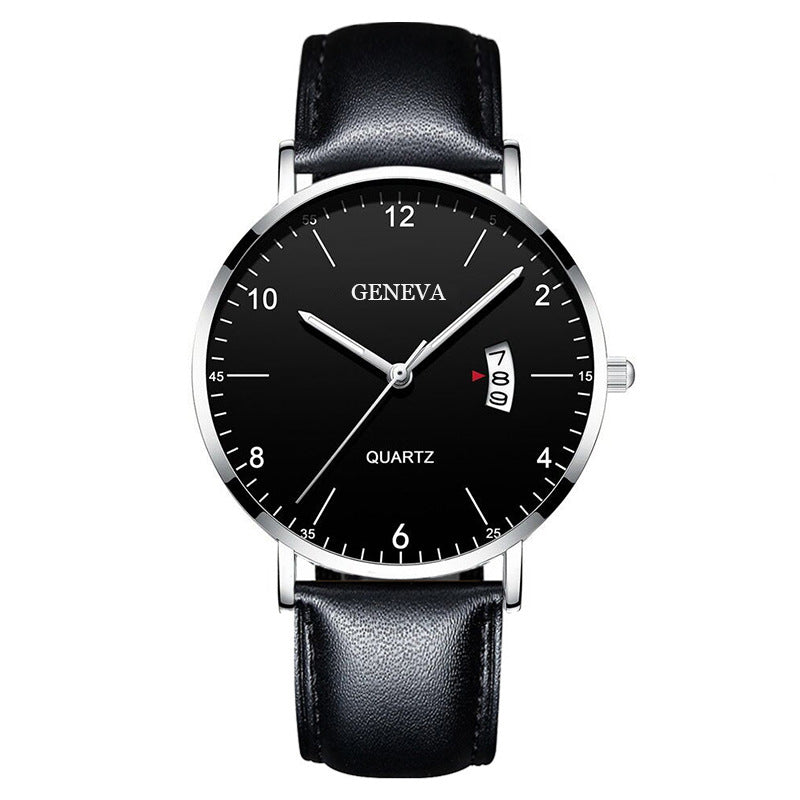 Men's Business Minimalist Quartz Calendar Watch