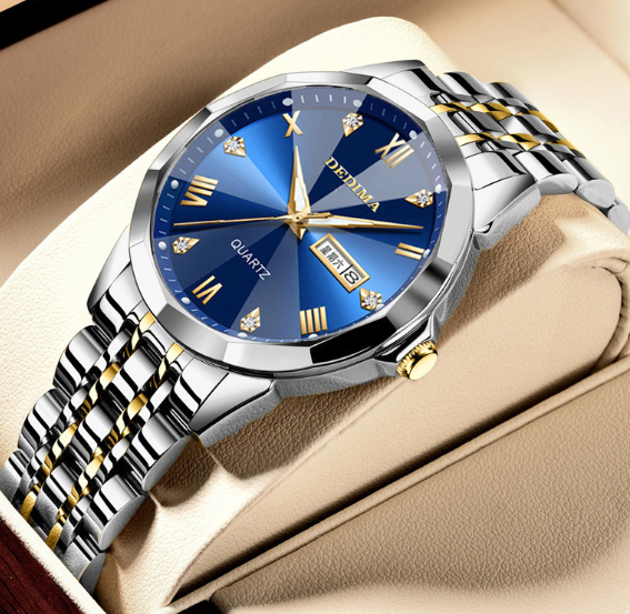 Men's Waterproof Super Luminous Luxury Quartz Watch