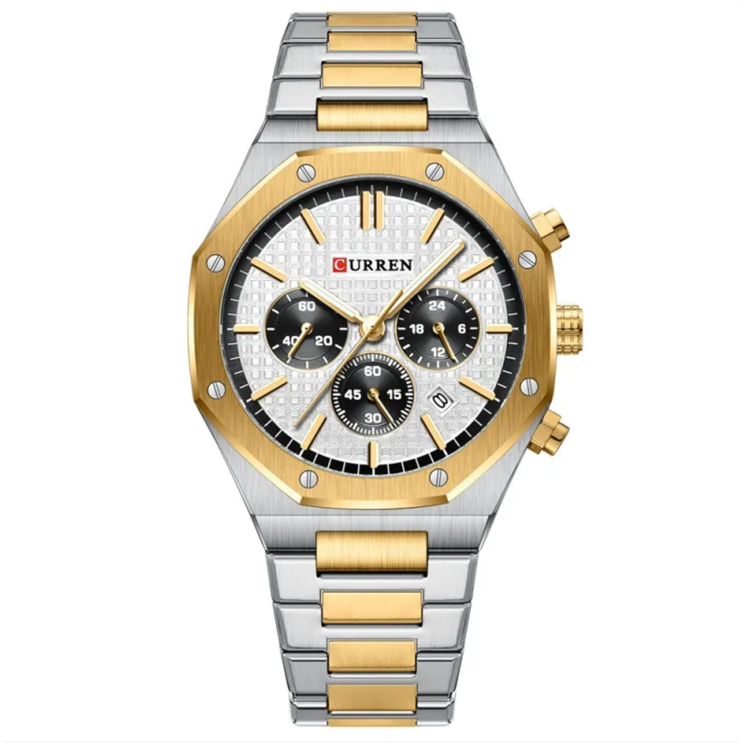 Men's Octagonal Quartz Watch