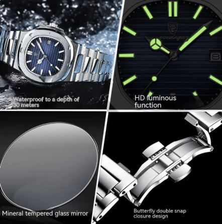 New Waterproof Men's Quartz Watch