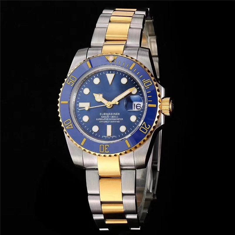 Men's Solid Wood Business Quartz Watch Set