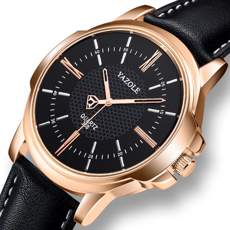 Men's Fashion Waterproof Quartz Watch by Yazhilun 358