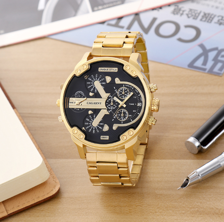 Men's Quartz Steel Band Watch