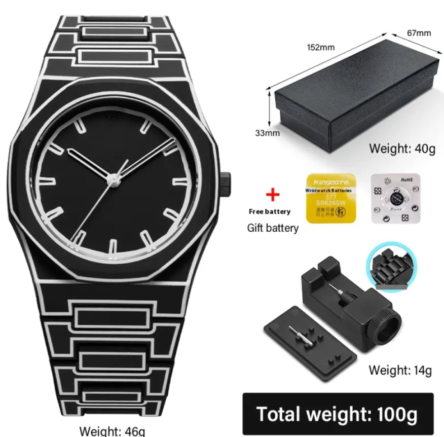 Men's Fashion Quartz Watch Deep Waterproof