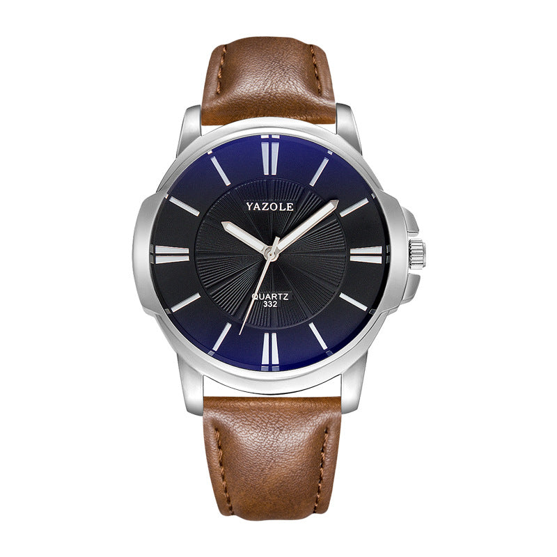 Men's Waterproof Quartz Watch with Luminous Feature