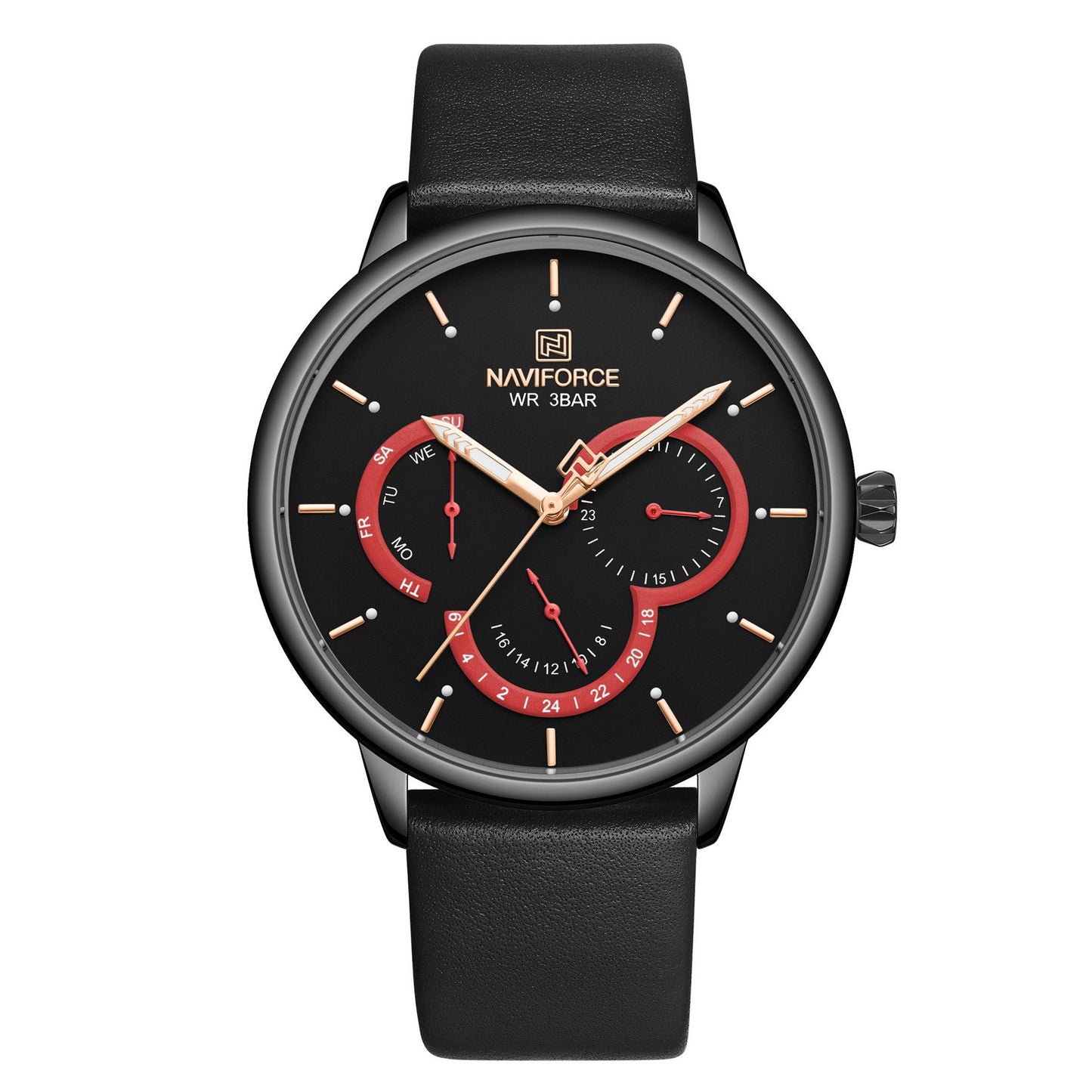 Waterproof Quartz Men's Watch with Calendar Function