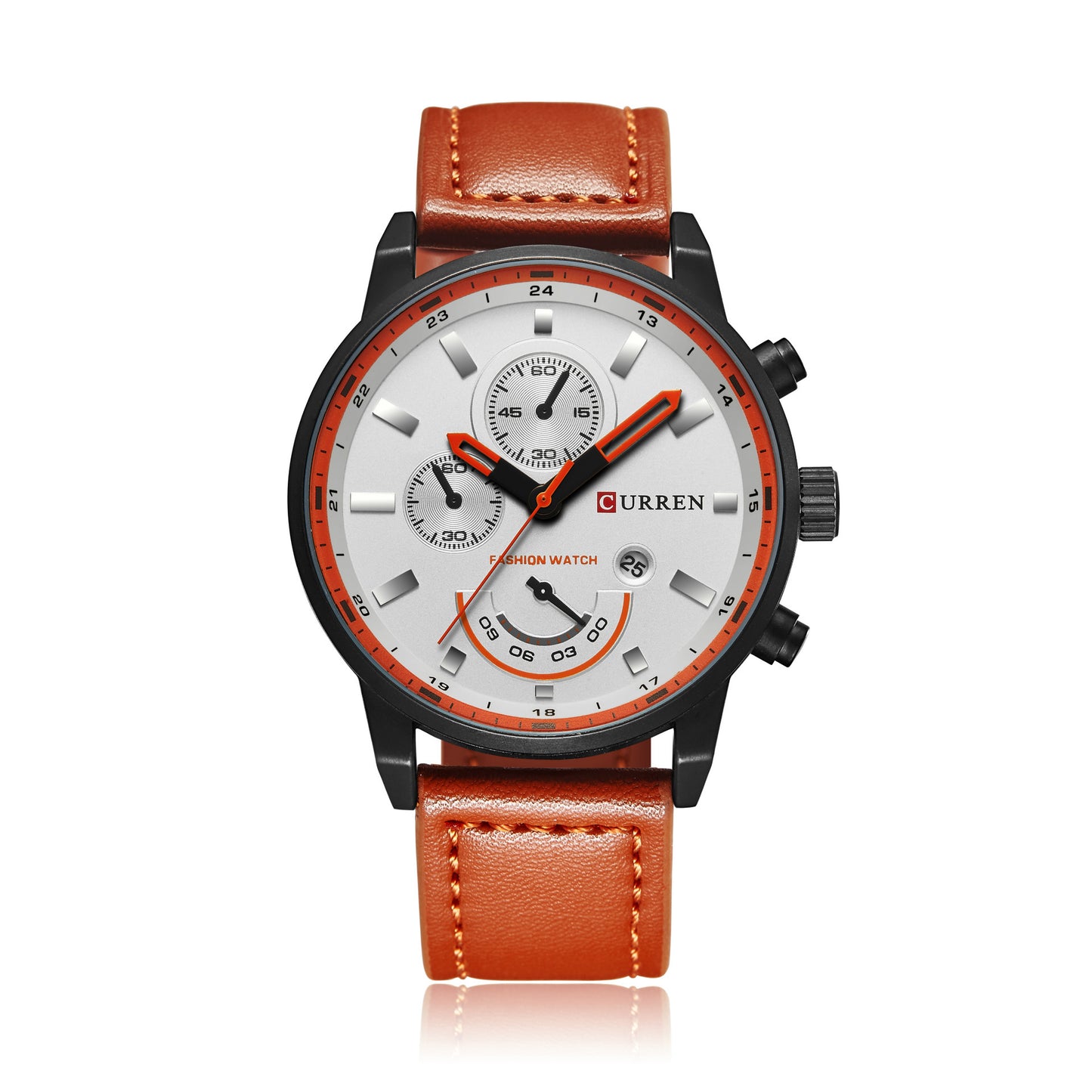 CURREN 8217 Casual Men's Leather Quartz Watch
