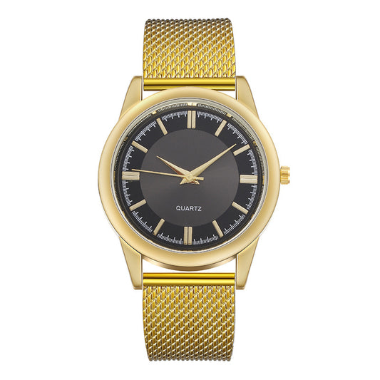 Men's Fashion Quartz Watch with Mesh Band (In Stock)