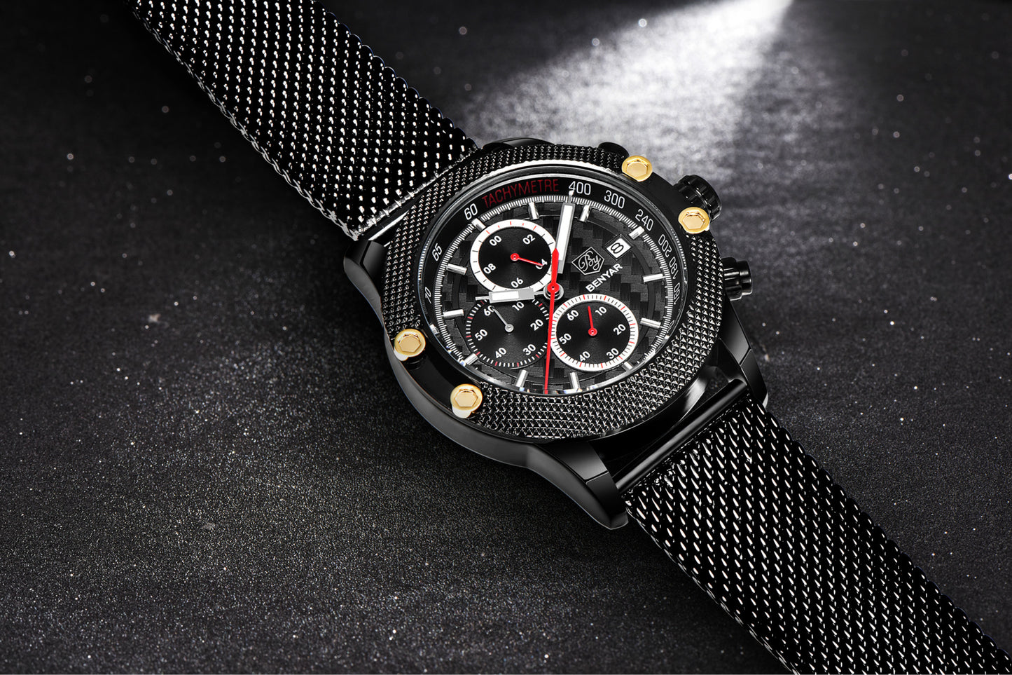 Benyar Men's Quartz Multifunctional Watch BY-5109