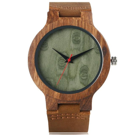 Men's Bamboo Wood Quartz Watch