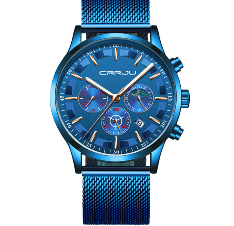 CRRJU 2260 Men's Multifunctional Waterproof Quartz Watch