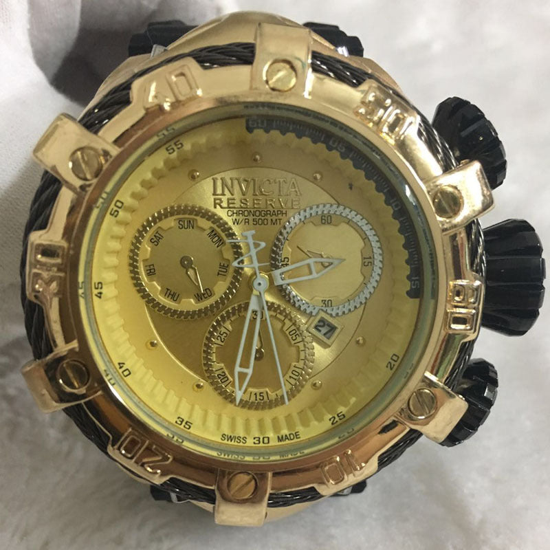 Invicta Men's Quartz Watch with Silicone Strap