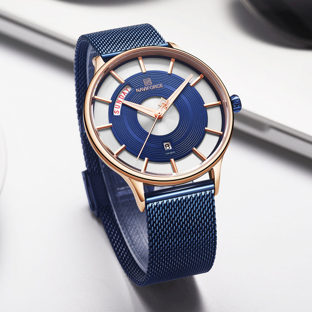 Men's Fashion Quartz Watch with Stainless Steel Band