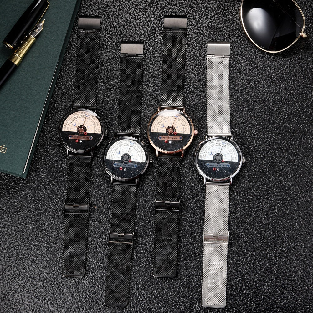 Xingyue Black and White Men's Quartz Calendar Watch