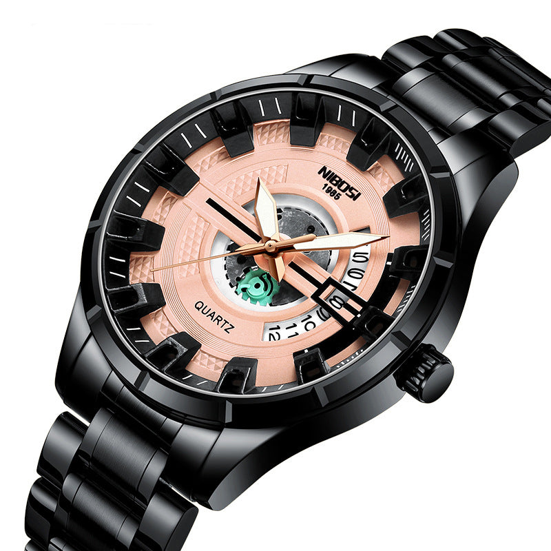 Nibosi Men's Multifunctional Quartz Watch - Waterproof