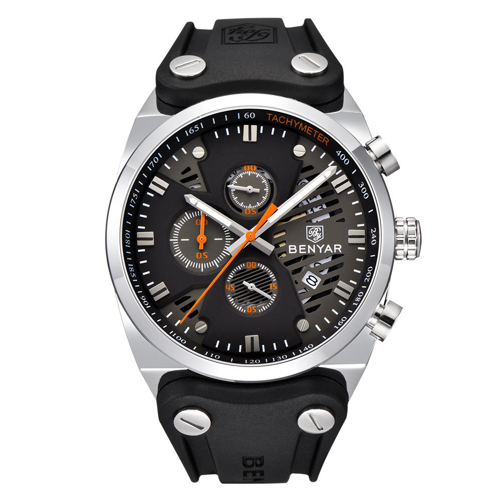 Binya Benyar Men's Waterproof Quartz Sports Watch