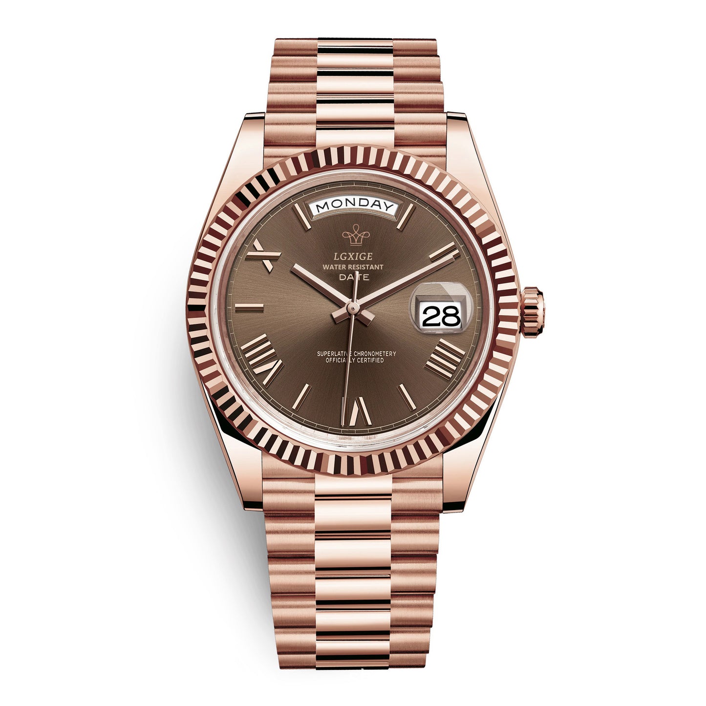 Lgxige Men's Fashion Quartz Sunday Calendar Watch