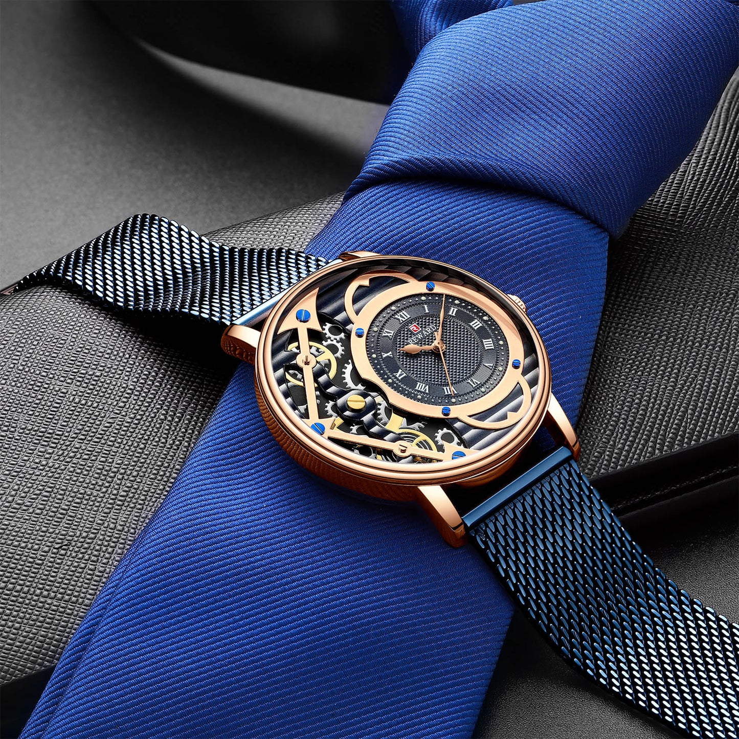 Milanese Mesh Analog Men's Watch with Quartz Movement