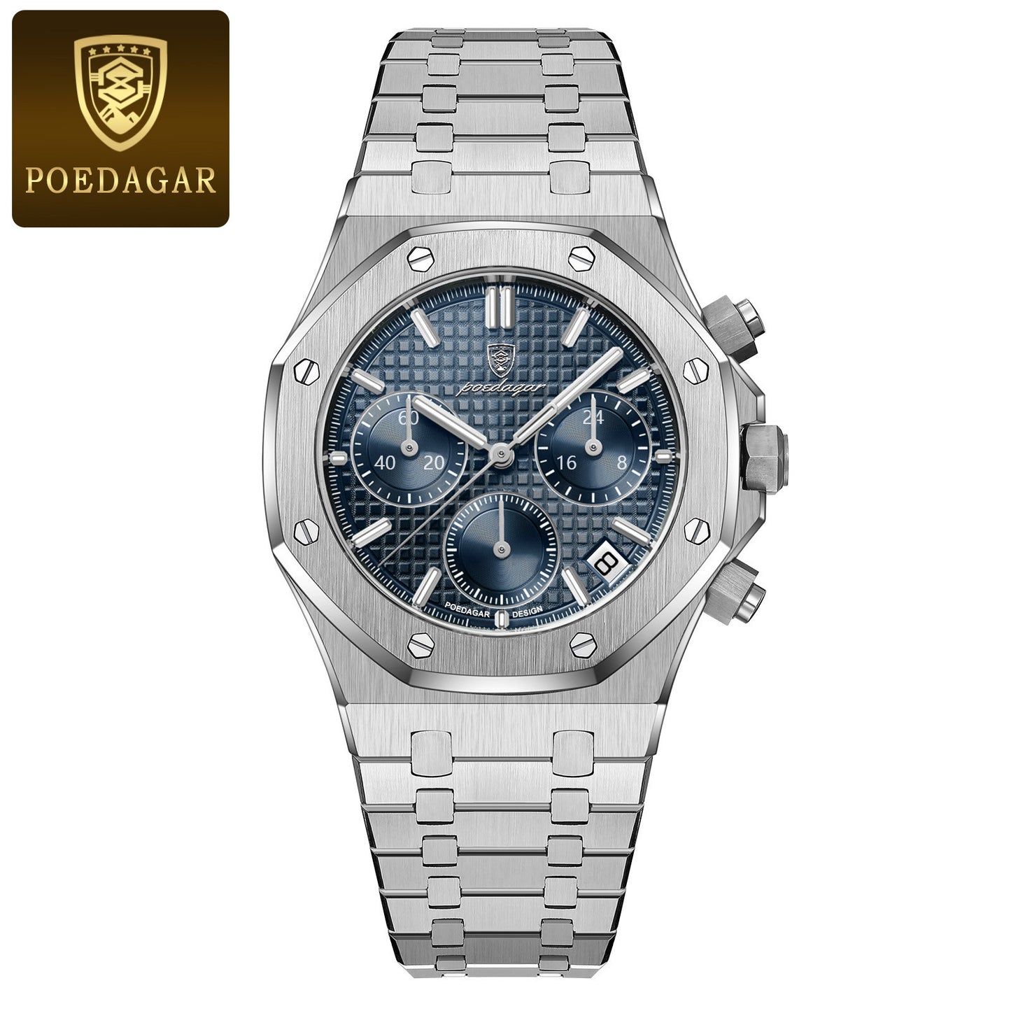 Swiss Multi-Function Men's Waterproof Quartz Watch