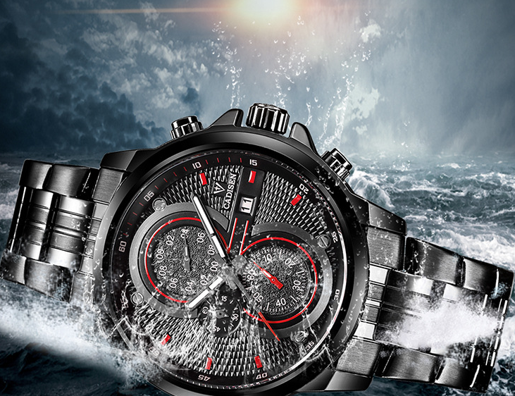 Cadeson Men's Fashion Watch with Multifunctional Quartz