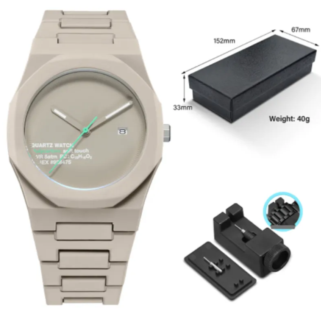 Men's Retro Arabic Digital Quartz Watch