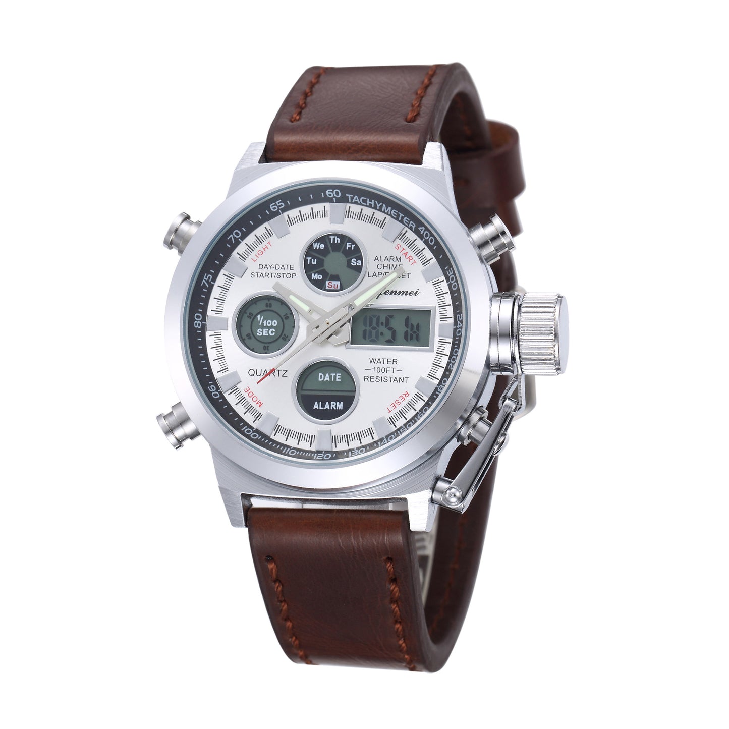 Multi-Function Men's Outdoor Sports Watch - Waterproof Quartz