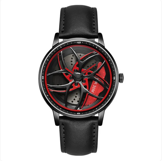 Rotating Wheel Men's Quartz Watch