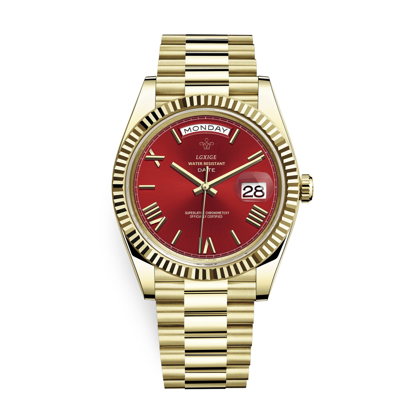 Lgxige Men's Fashion Quartz Sunday Calendar Watch
