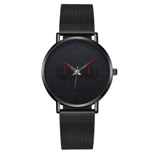 Men's Fashion Quartz Watch with Milanese Strap