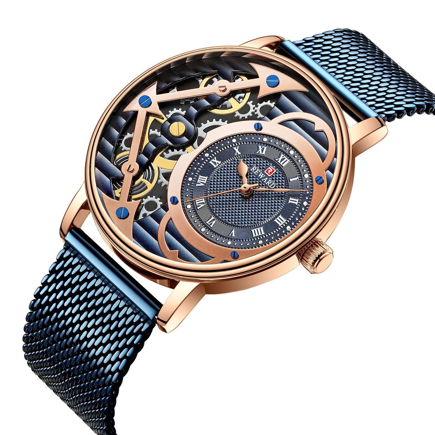 Milanese Mesh Analog Men's Watch with Quartz Movement