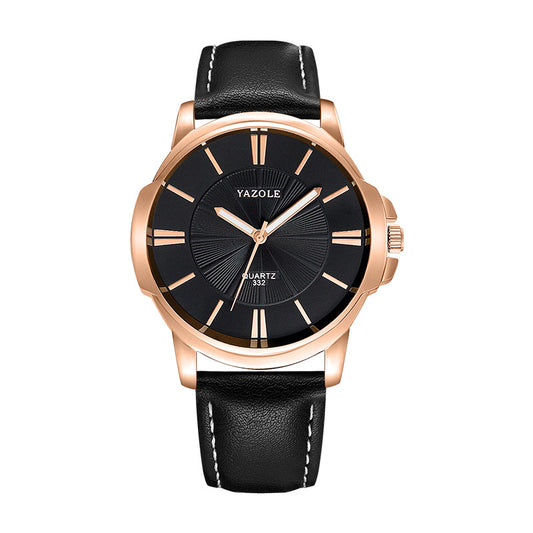 Men's Waterproof Quartz Watch with Luminous Feature
