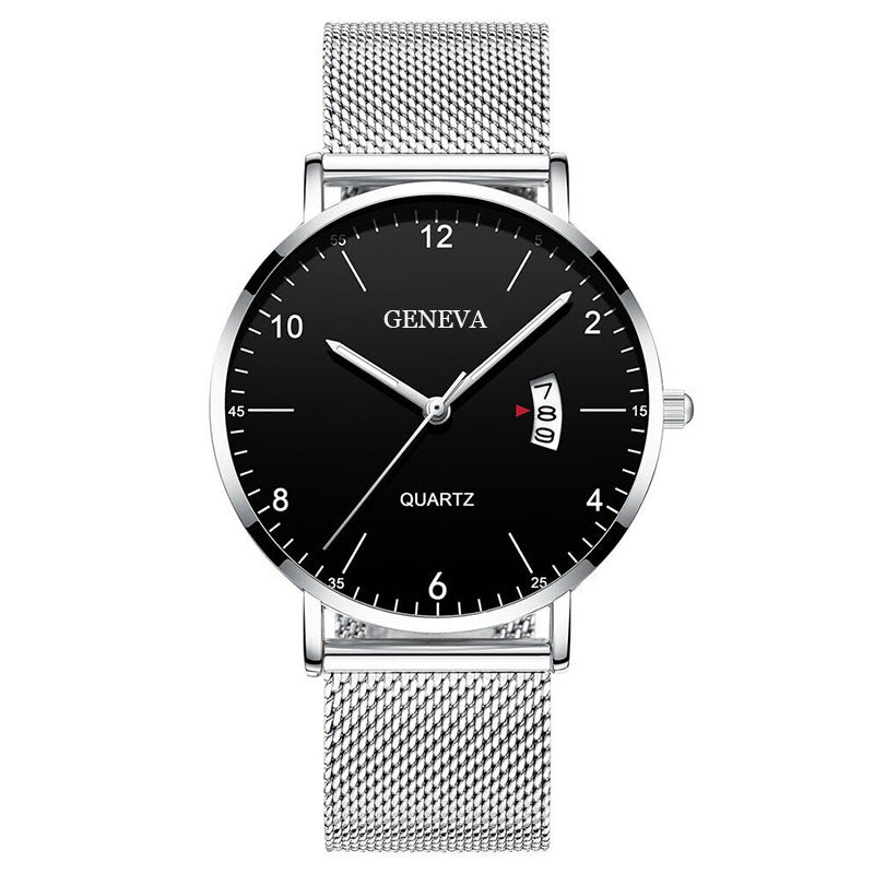 Men's Business Minimalist Quartz Calendar Watch