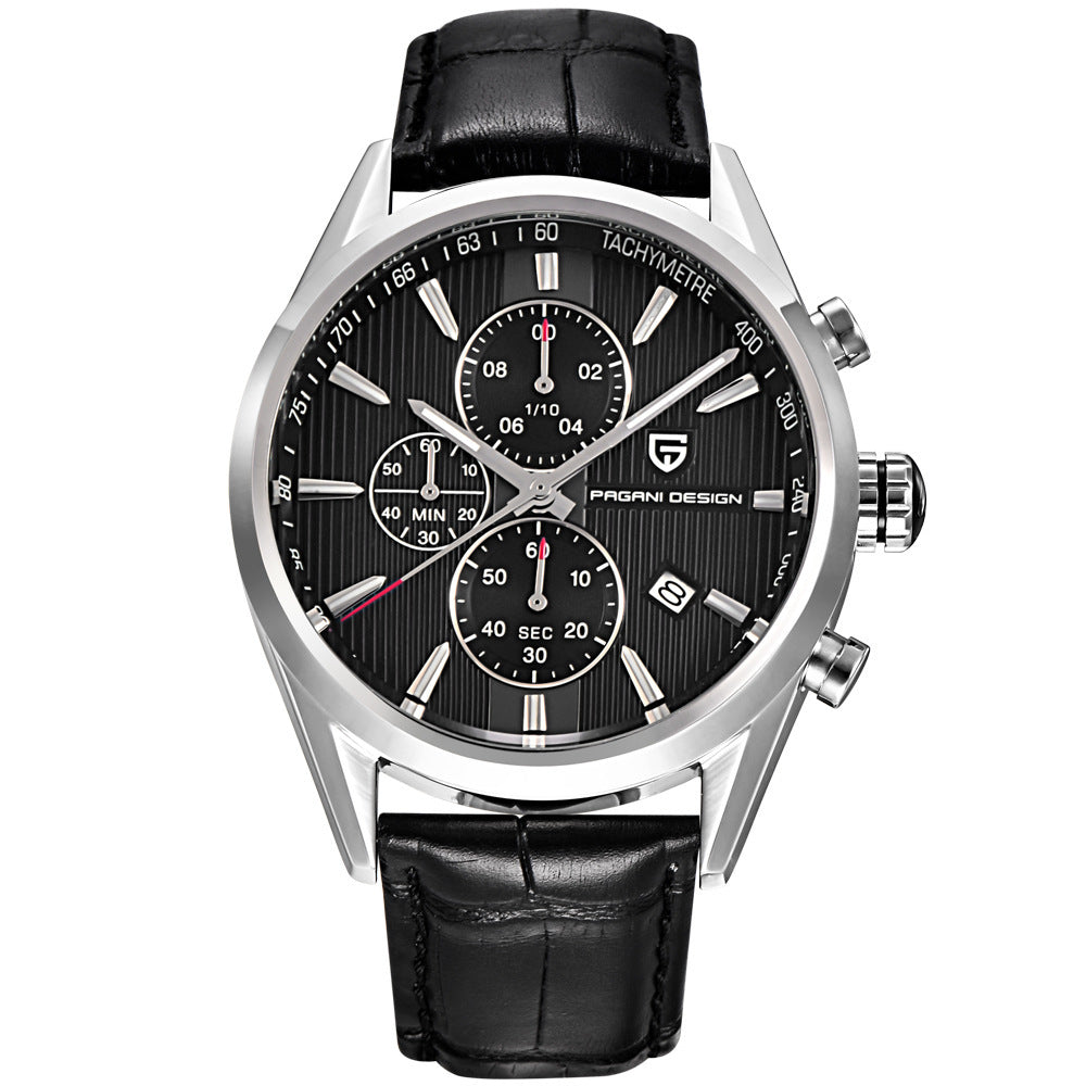 PAGANI DESIGN Men's Quartz Watch (Casual Style)