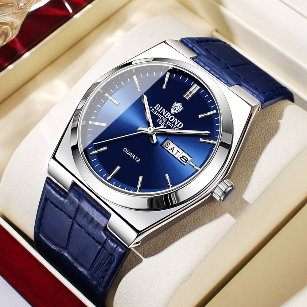 Men's Slim Quartz Business Watch
