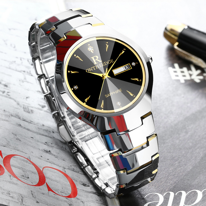 Men's Tungsten Steel Quartz Watch