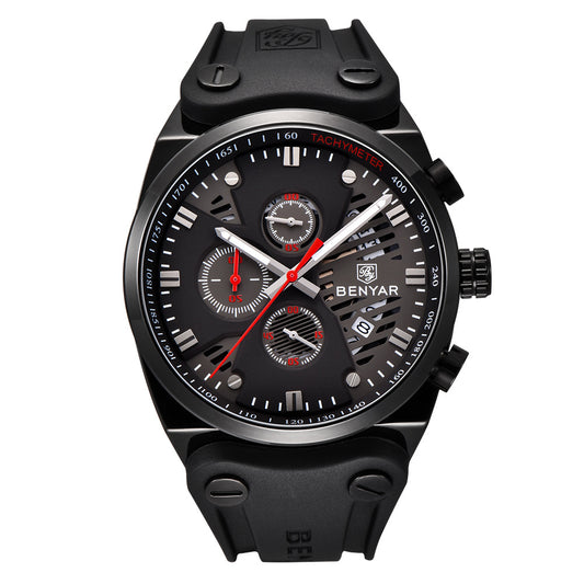 Binya Benyar Men's Waterproof Quartz Sports Watch