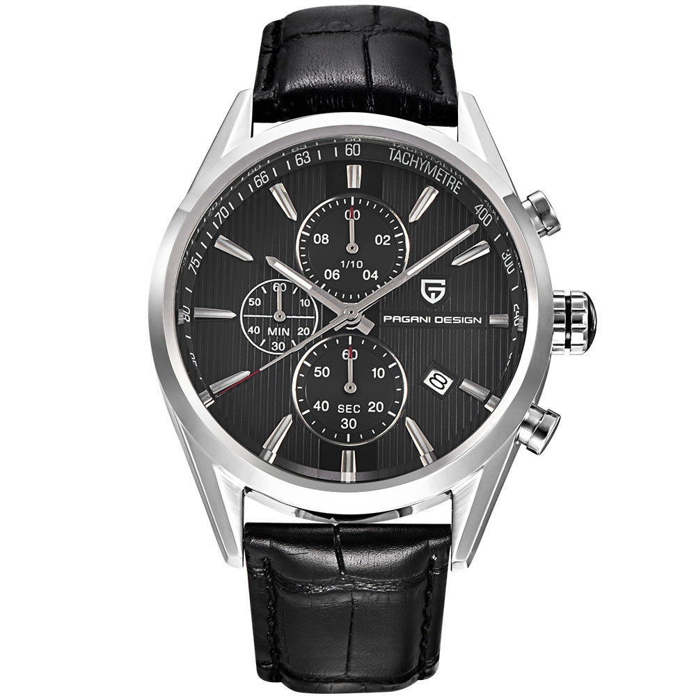 PAGANI DESIGN Men's Quartz Watch (Casual Style)