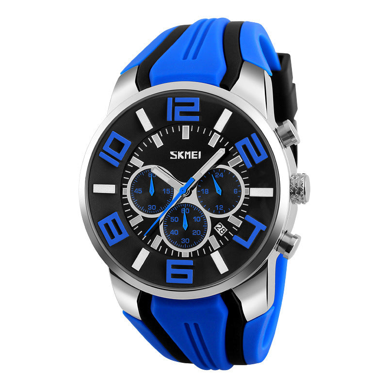 Men's Waterproof Quartz Watch with Calendar Feature