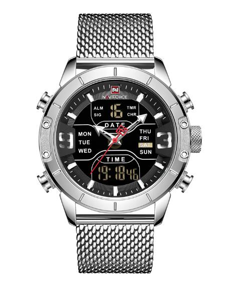 Men's Business Quartz Watch with Alarm and Calendar