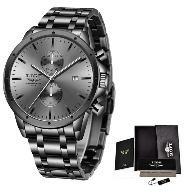Aqua Edge Men's Quartz Waterproof Watch