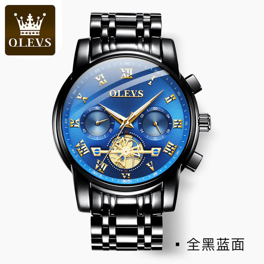 Oli's Brand Men's Quartz Watch with Luminous Waterproof Feature