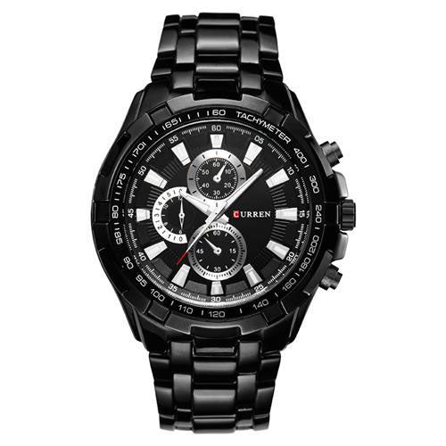 CURREN 8023 Fashion Men's Quartz Watch with Large Dial