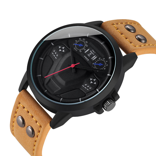 Simple Men's Quartz Watch for Creative Students