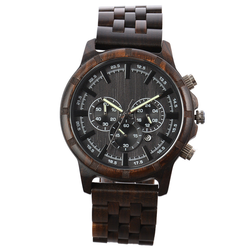 Men's Luminous Multi-Function Quartz Business Watch