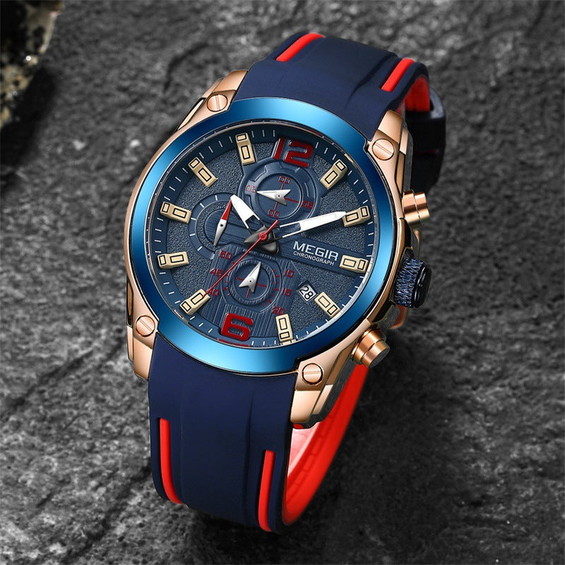Megir Men's Waterproof Quartz Sports Watch 2063