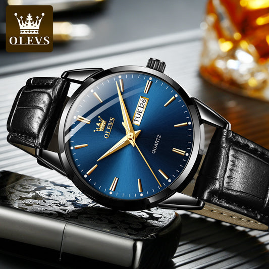 Oli Shi Men's Quartz Watch - Waterproof Business Style