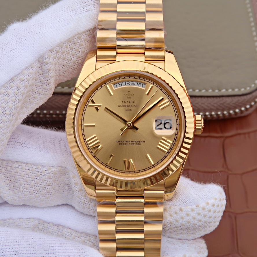 Lgxige Men's Fashion Quartz Sunday Calendar Watch