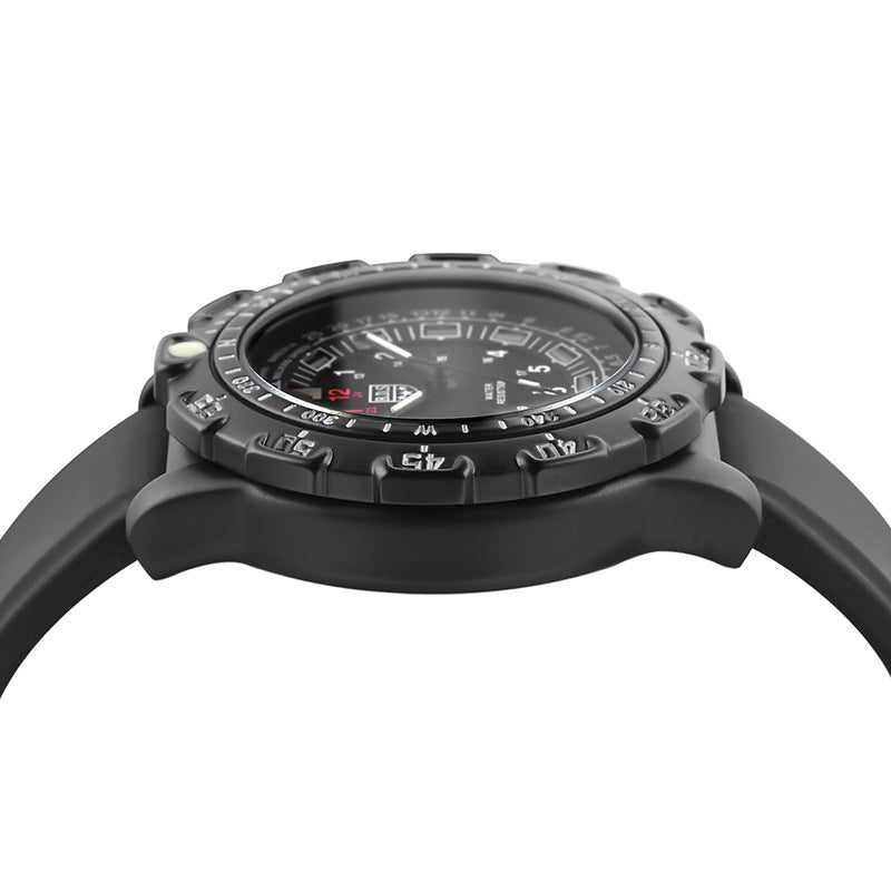 Men's Waterproof Tactical Quartz Watch with Glow Features