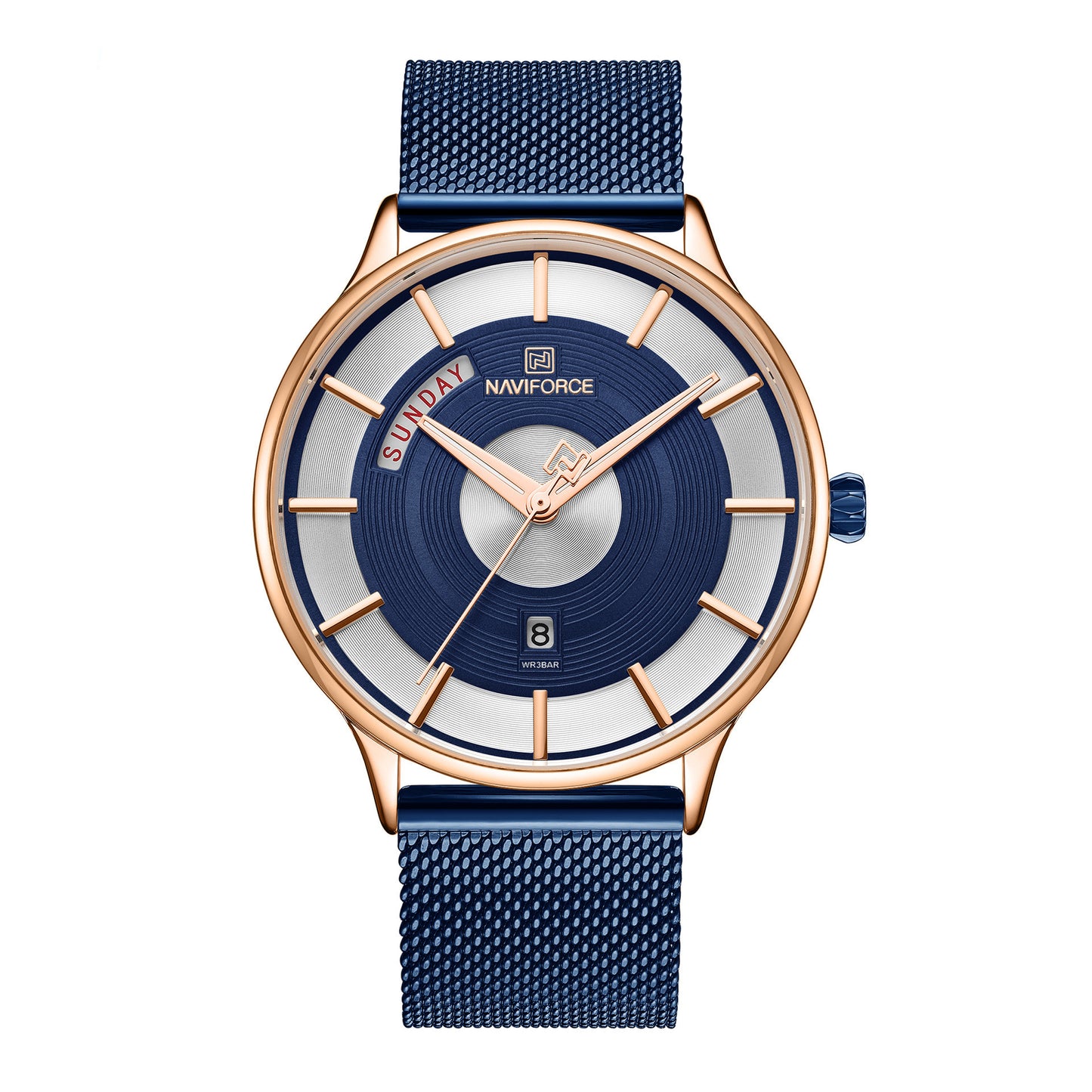 Men's Fashion Quartz Watch with Stainless Steel Band